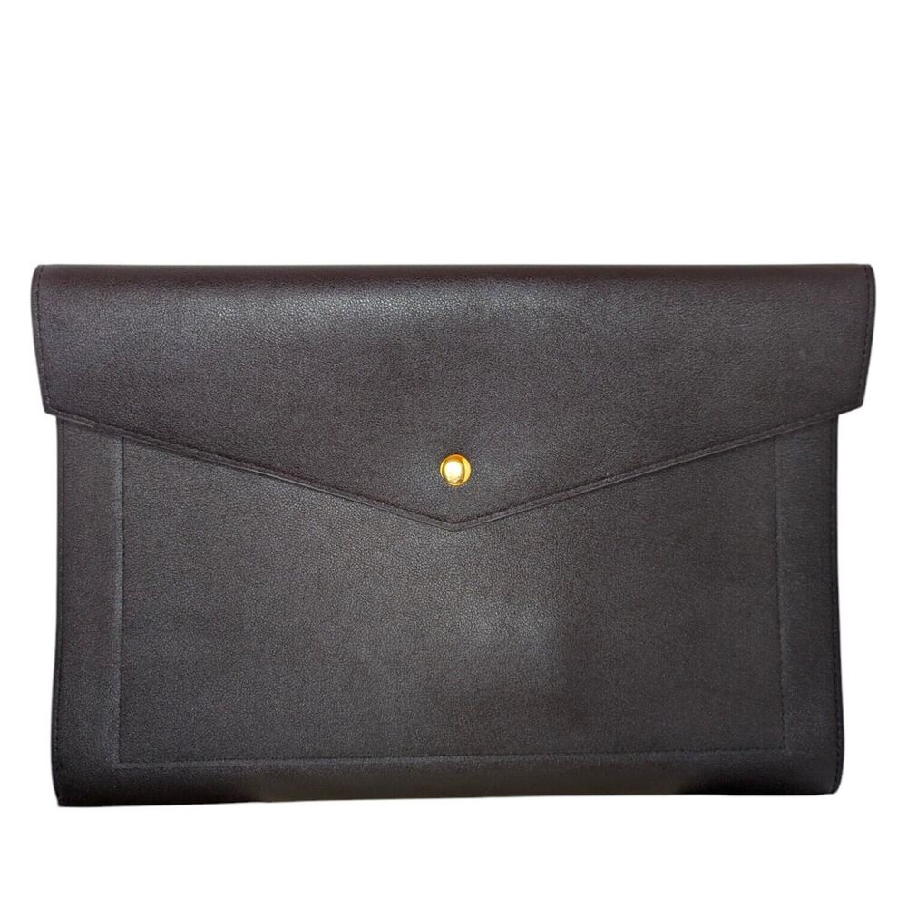 Glass Ladder CO Megan Portfolio Organizer Clutch Black Planner Cover 13.5"x9"